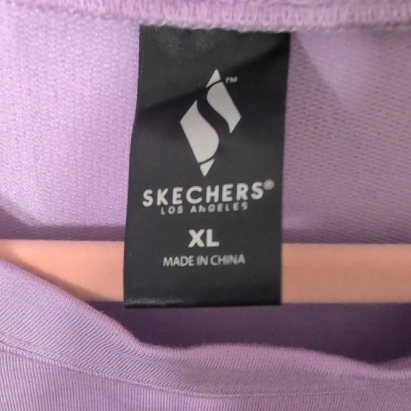 Skechers Lilac Short Sleeve Tee with Knot - Picture 2 of 6